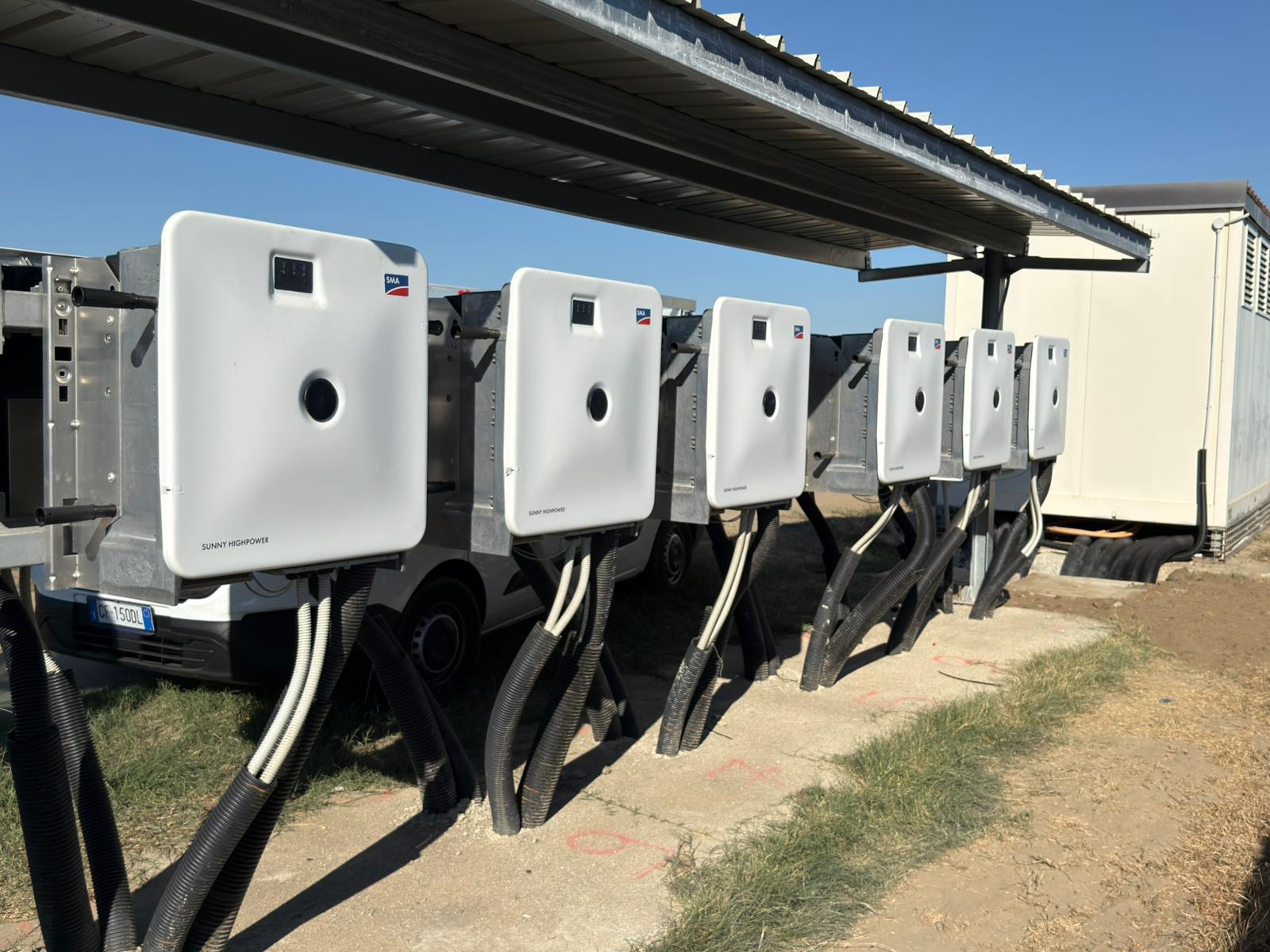 Impianto fotovoltaico a terra installato da REDEL