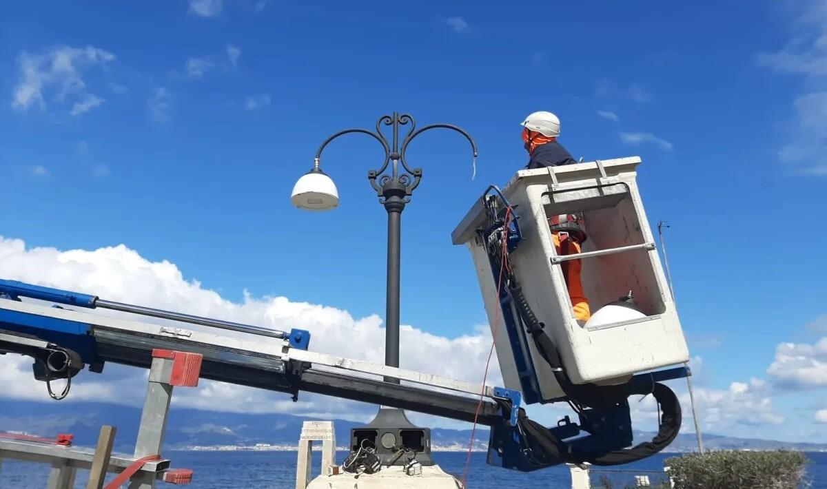 Illuminazione pubblica LED installata da REDEL